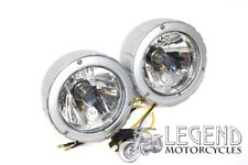 Universal Twin Headlight Unit Billet Alloy Motorbike Streetfighter Bandit D6-02
