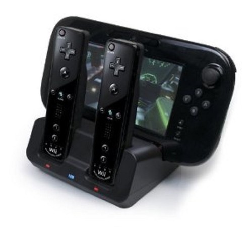 Black dual docking station 2 - black, +