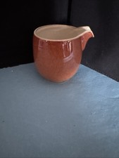 1 Denby Orange Fire Small Milk / Cream Jug Stoneware Chilli Colourway.