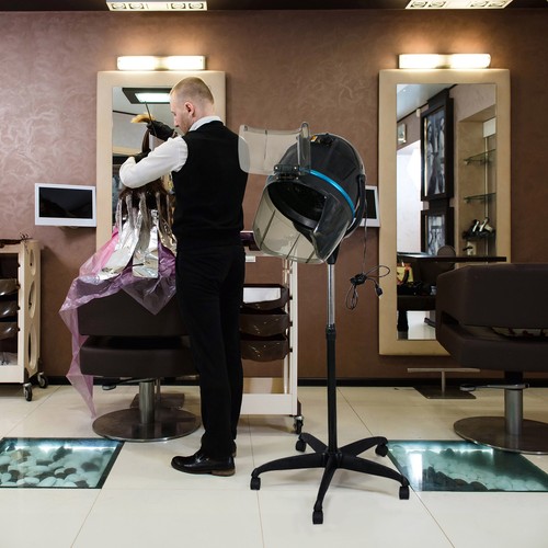 1300w hooded floor salon - hooded,