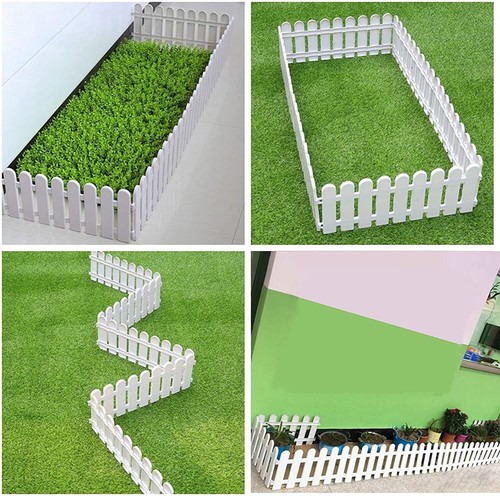 Pcs plastic picket fence - 8,