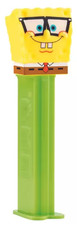 Pez Dispenser with Candy - Spongebob Squarepants SpongeBob (Nerdy)