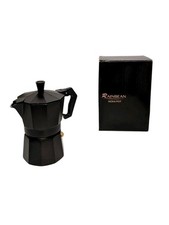 RAINBEAN Moka Pot 1 Cup Stovetop 2 Espresso Maker Aluminium Steam Coffee 180ml