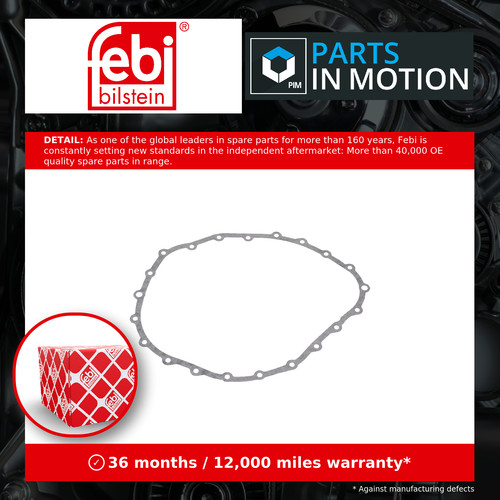 Auto gearbox sump gasket - gasket, fits