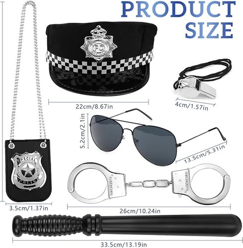 Women police costume set - police,