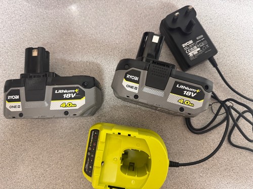Ryobi 4ah batteries with - 2x,