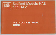 Bedford HA Van HAE HAV 1159cc 1969 Original UK Owner's Handbook TS 990
