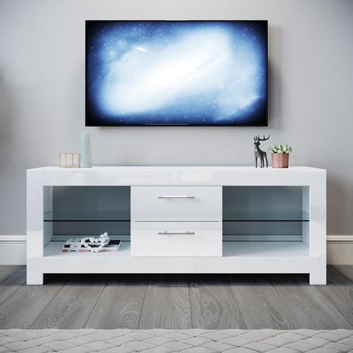 Modern white unit 160cm - modern,
