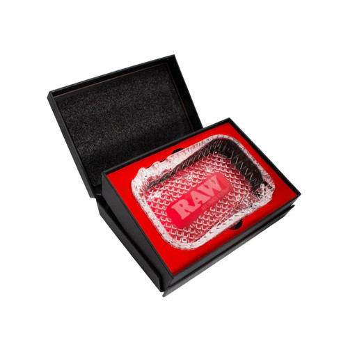 Raw aficionado glass ashtray - glass,