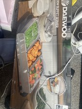 Electric Buffet Server With Serving Dishes And Plate Daewoo Food Warmer Gift