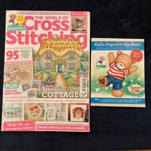 World cross stitching - of,