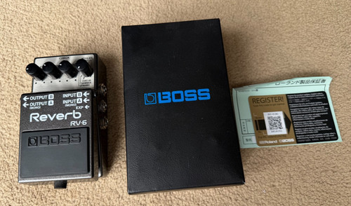 Boss digital reverb - boss, rv-6