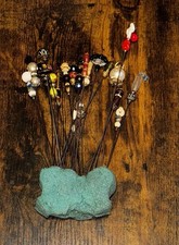 Antique Vintage Victorian Lot of 16 Art Nouveau Hat Pins