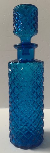 Vintage empoli decanter blue - vintage,