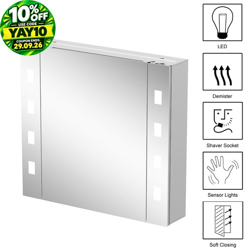Bathroom led mirror cabinet - led,