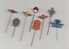 Vintage Dutch AIR FORCE Military pin badges Koninklijke Luchtmacht KLU