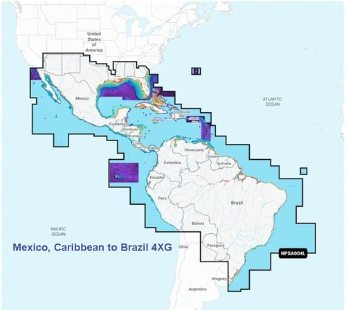 Navionics 4xg chart - chart,