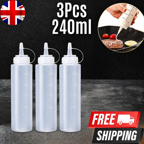 1pcs 240ml plastic - plastic, clear