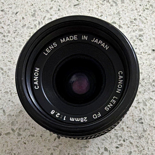 Canon 28mm 8 wide angle - canon, fd