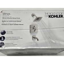 Kohler R22799-4G-BN Venza Tub and Shower Faucet Trim - Vibrant Brushed Nickel