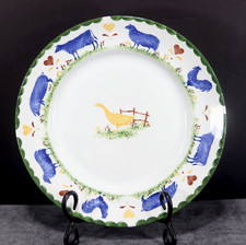 1996 Wood & Sons "Jack's Farm" Goose Dinner Plate(s) 10 1/4", Near Mint!