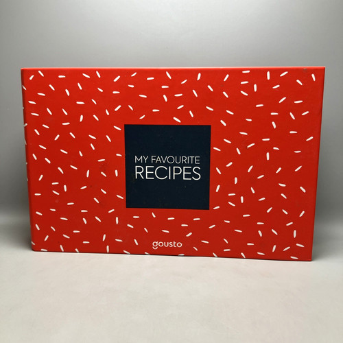 Gousto recipe card folder - recipe,