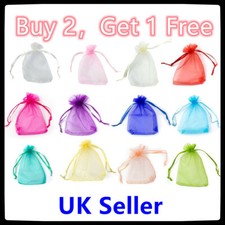 10 Pcs Organza Gift Bags