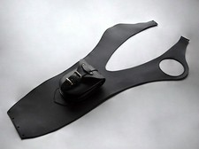 P) KAWASAKI VULCAN VN 1600 Plain LEATHER TANK Cover Pad Strap Chap Panel Bib Bra