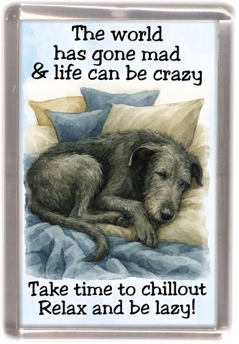 Irish wolfhound dog fridge - irish,