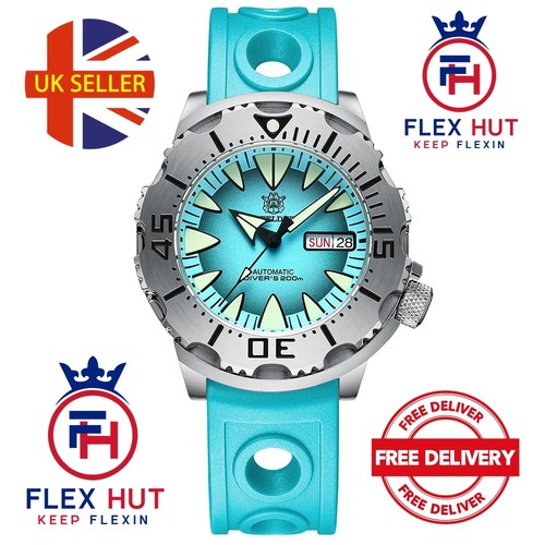 Steeldive sd1984 aqua - sd1984, rubber