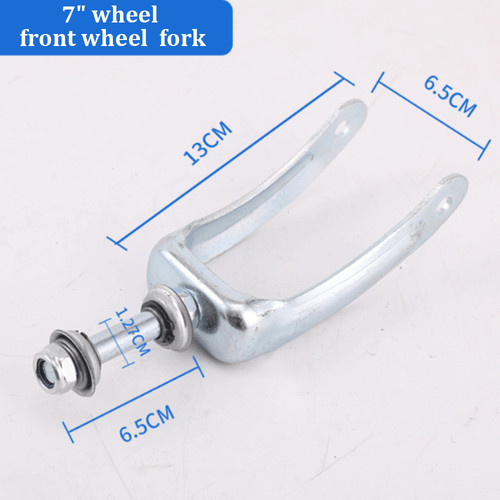 Front fork wheelchair - front,