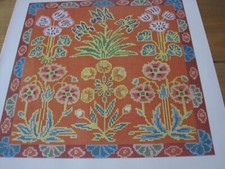 EHRMAN KAFFE FASSETT CARPET GARDEN COLOUR PAPER CHART FOR NEEDLEPOINT TAPESTRY