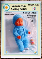 DOLLS KNITTING PATTERN no. 267