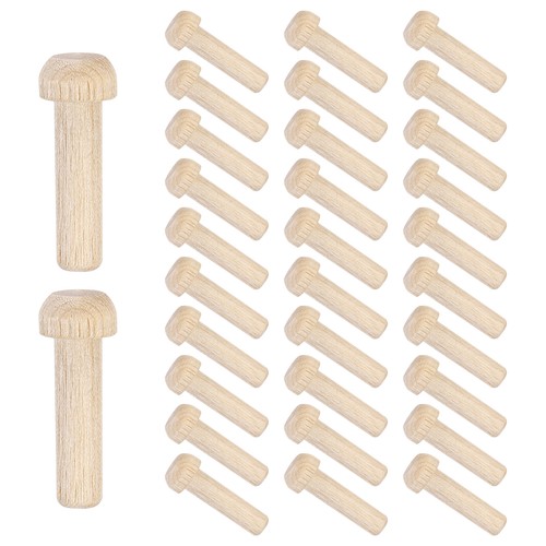 Wood axle pegs dia - axle, 7/32"