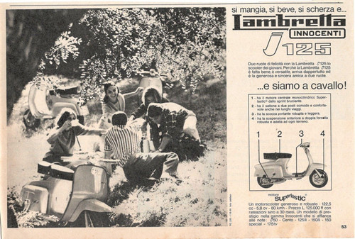 Lambretta innocenti 125 - innocenti, j