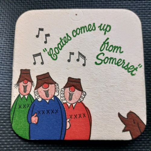 Coates cider beer mat - coates,