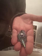 White Metal Pearl Peacock