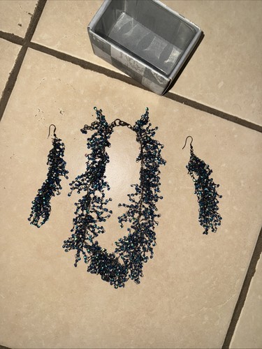 Necklace and earrings - necklace, set