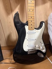 Greco SUPER POWER Black ST type Made in Japan Electric Guitar Used From Japan