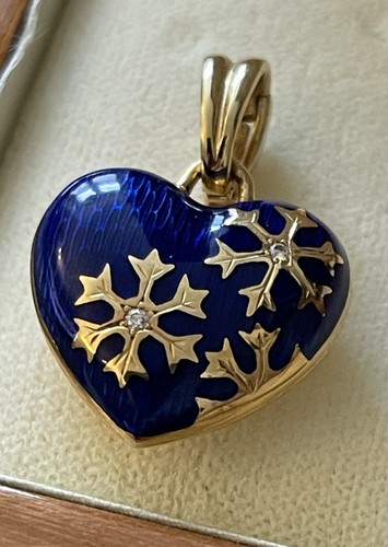 Faberge diamond enamel 18k - faberge,