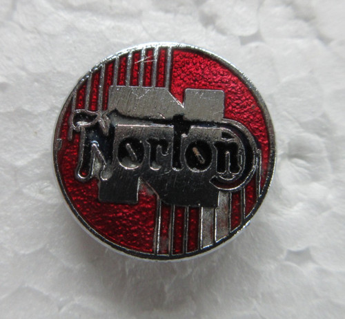 Vintage norton enamel badge - norton,