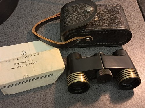 Pair russian binoculars - binoculars, /