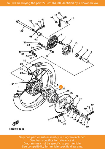 Yamaha damper 22f 25364 - damper,, 22f-25364-00