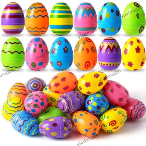 Plastic easter eggs - plastic,