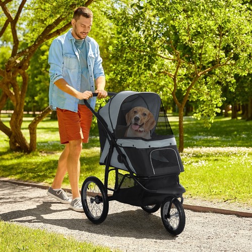 Pawhut wheel pet stroller - pet,