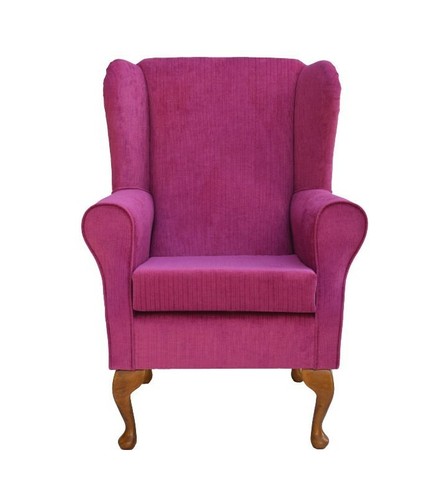 High wing back fireside chair - high,