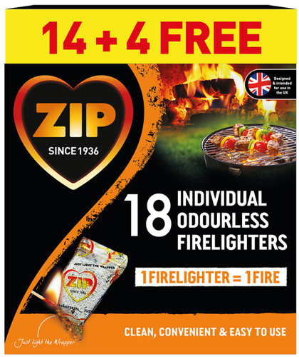 Zip fire lighters - zip, clean
