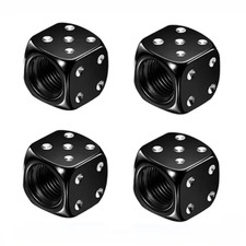 4x Tyre Valve Dust Caps Hex