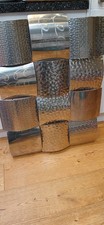 LARGE METAL WALL ART - SILVER