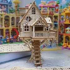 3D Wooden Treehouse Puzzle